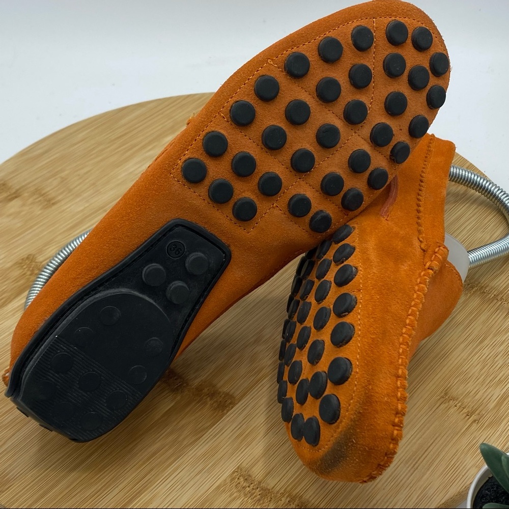 French Sole FS/NY || Carrot Moccasins; Size 5 1/2 - Picture 13 of 17